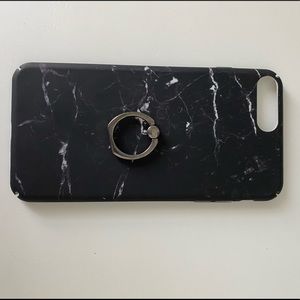 Black and White Marble Phone Case